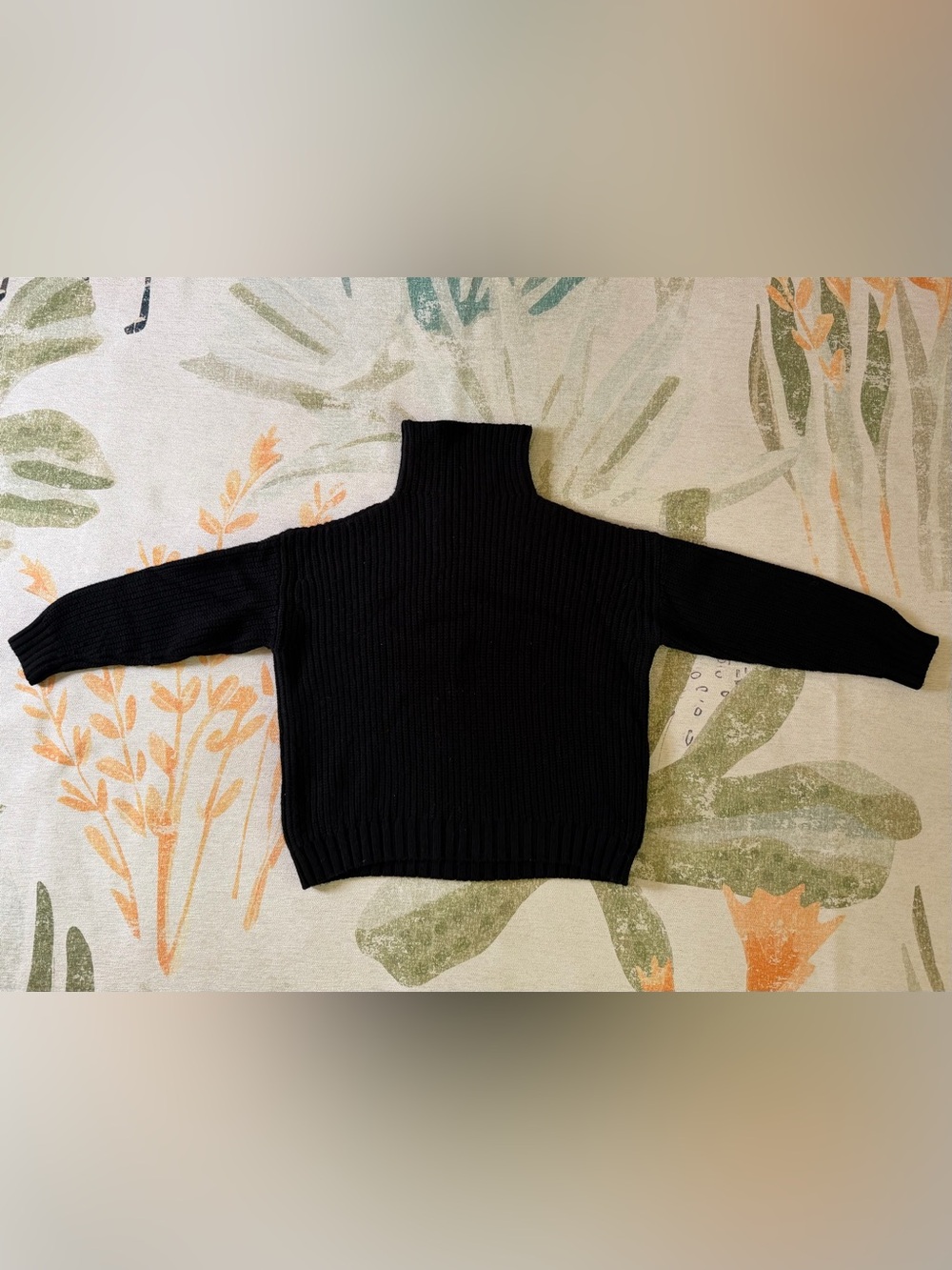 The Reset Max Mock Neck Sweater, Black - Size Medium